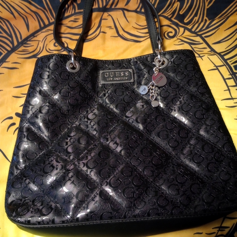 Guess black purse